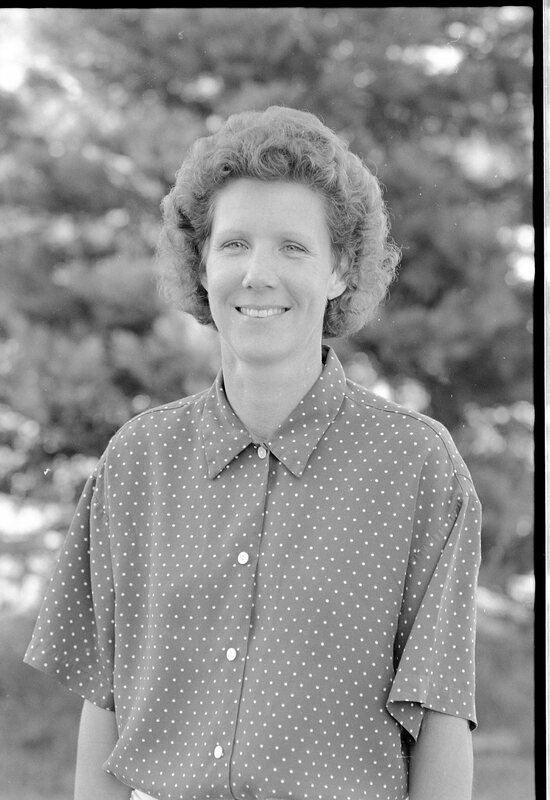 1991 Women's Basketball Coach, Sharon Campbell 02