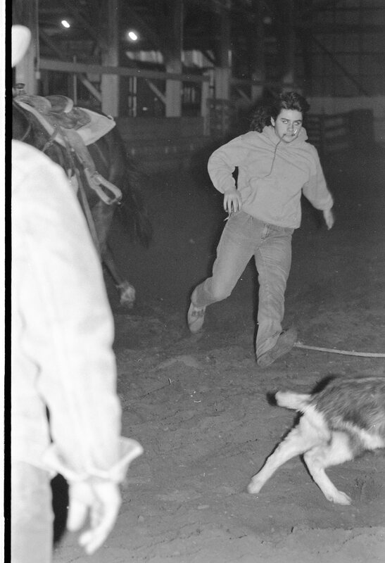 1991 Rodeo, Roping Practice 06
