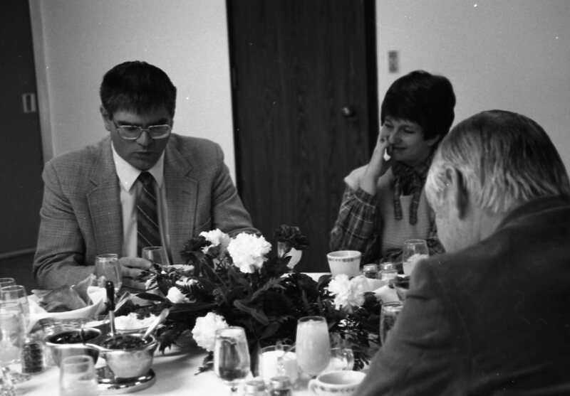 1986 Chancellor William "Bud" Davis Visit, Luncheon 07