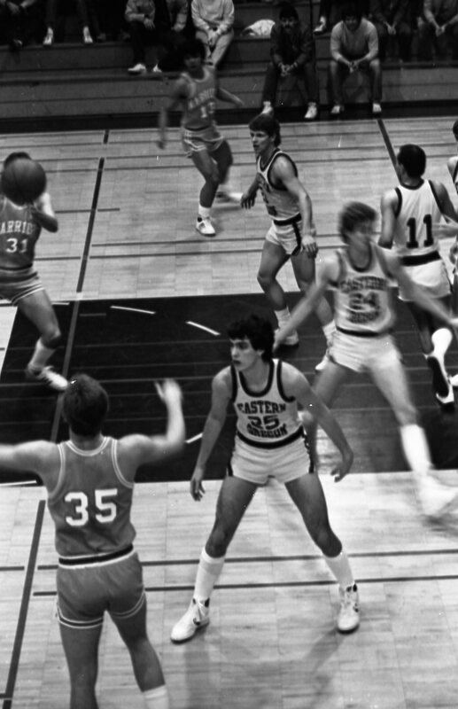 1984 Basketball Action, EOSC vs. LCSC 09