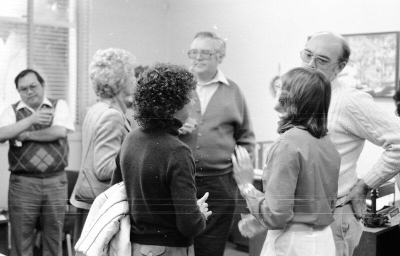 1983 President Gilbert's Office Christmas Party 08