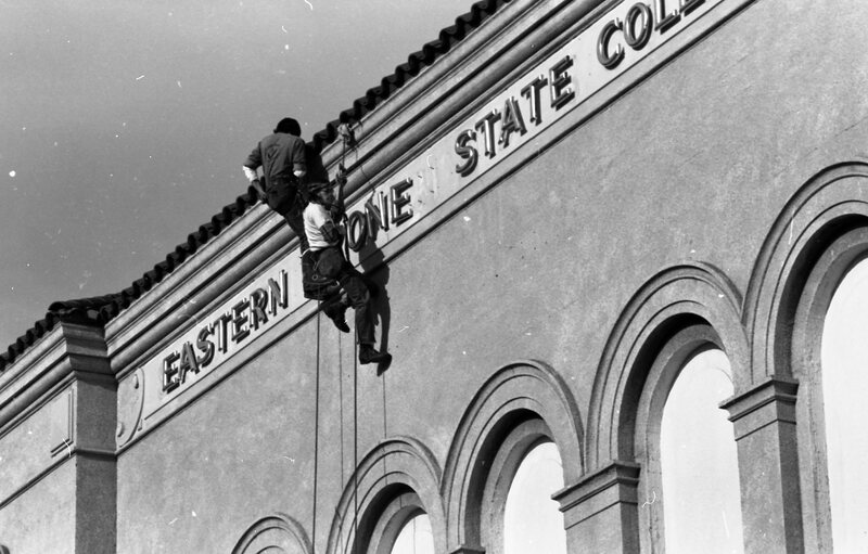 1976 Outdoor Program Rappelling, Changing Signs 08