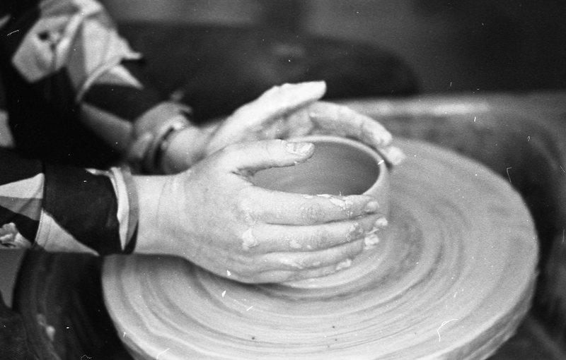 1974 Art, Pottery Wheel 01