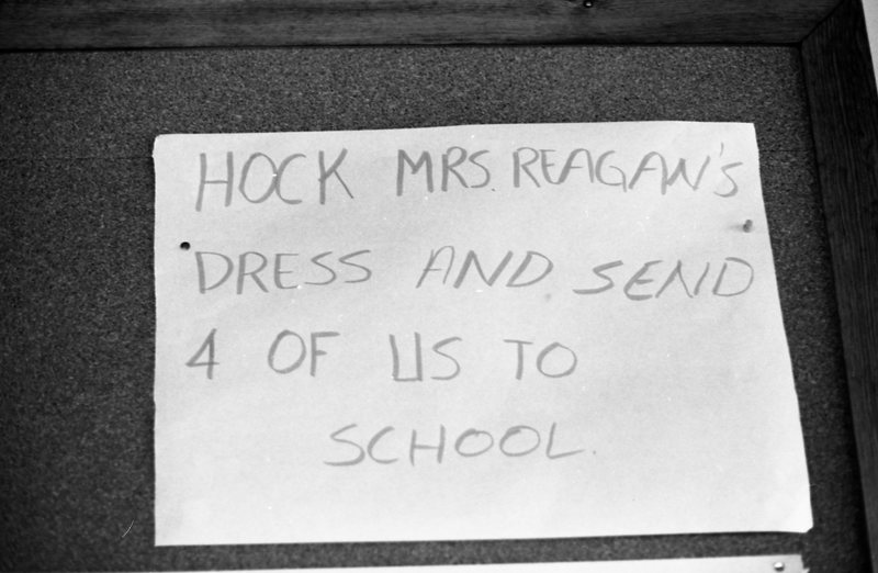 1981 Sign, Student Lament