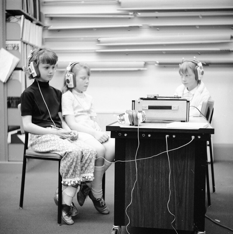 1970 Ackerman Elementary School, Audiovisual Equipment 02
