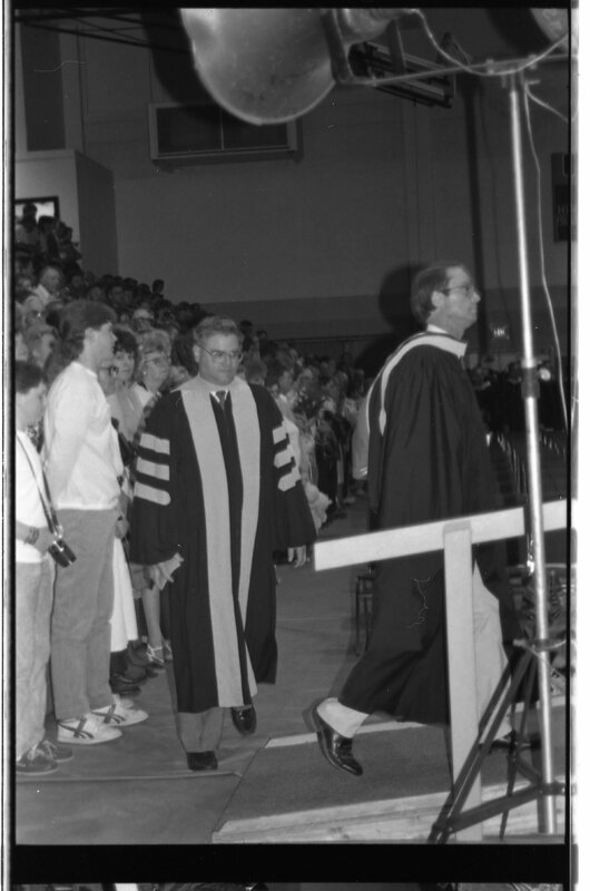 1989 Graduation, Faculty Walk 02