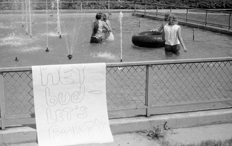 1981 Students, Fountain Swim 05