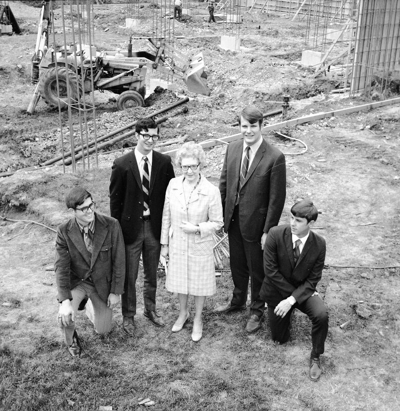 1972 Hoke Hall Ground Breaking 16