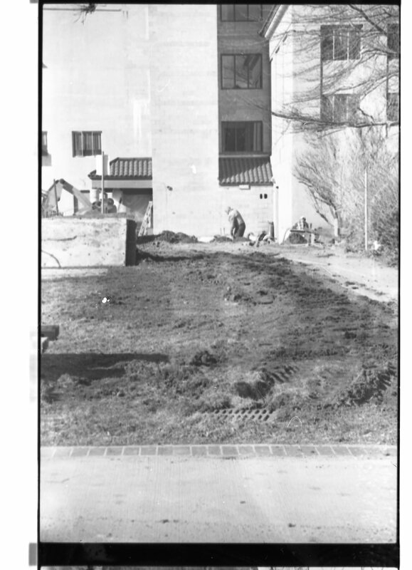1989 Walter M. Pierce Library, Exterior Work 04