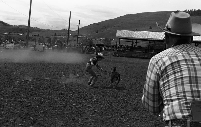 1981 Rodeo, Goat Roping 01