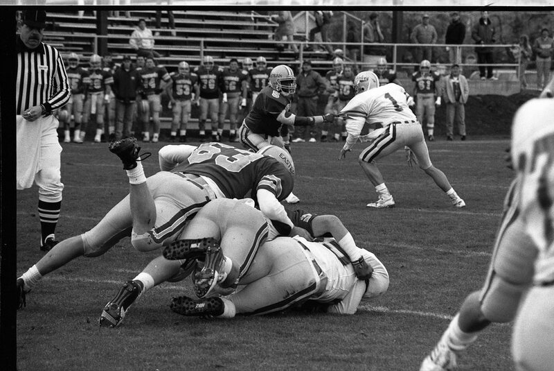 1991 Football Action, Western Oregon University at EOSC 33