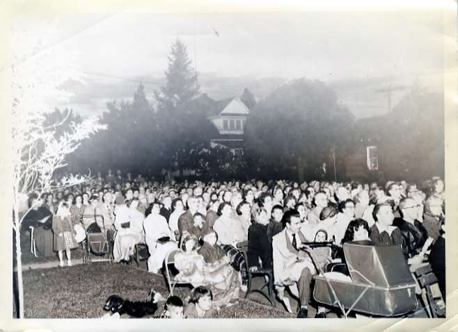 1954-55 Evensong Audience