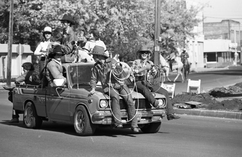 1981 Homecoming Parade, Rodeo Club 05