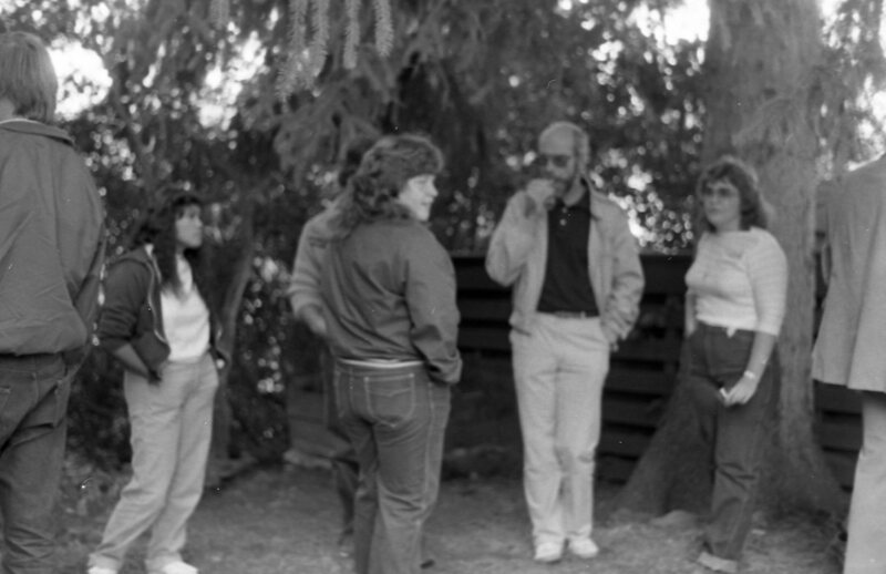 1983 Student Reception at President Dave Gilbert's House 06
