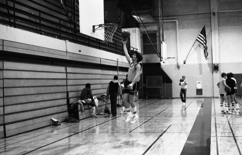 1981 Men's Basketball Practice 10