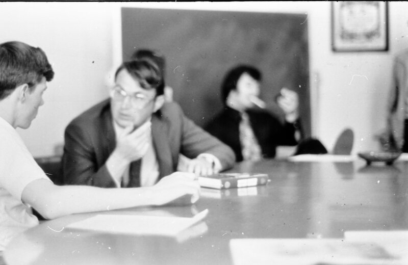 1972 Students, Faculty Meeting 05