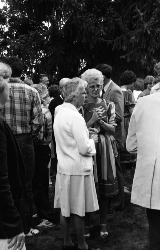 1983 Faculty &amp; Staff Reception for President Dave Gilbert 12