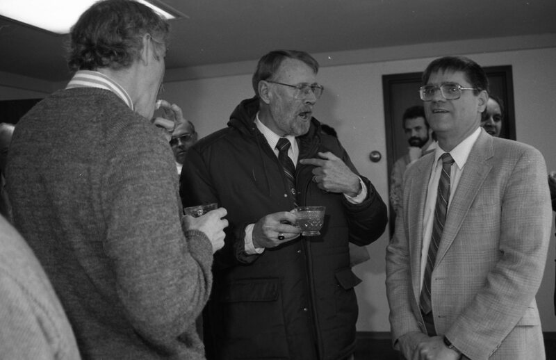 1986 Chancellor William "Bud" Davis, Employee Reception 03