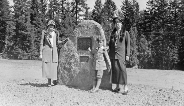 Meacham, Stone Monument 3
