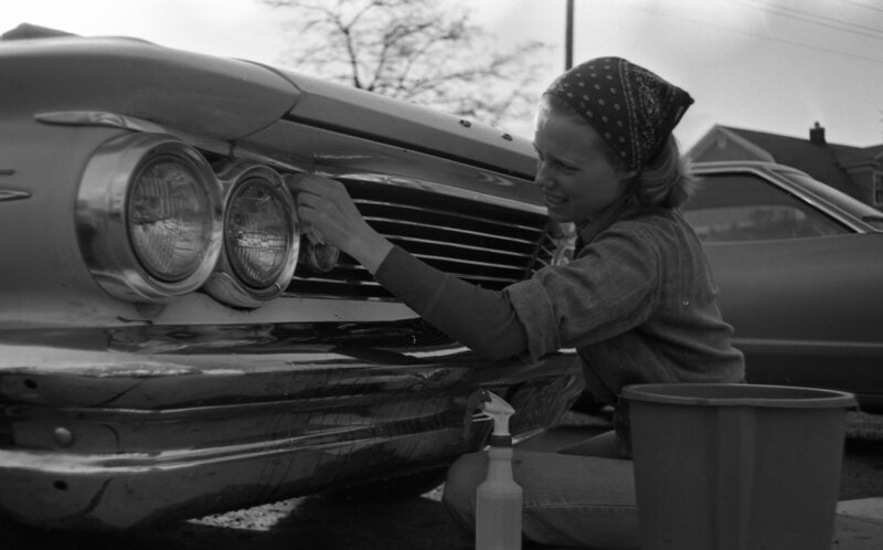 1978 Students, Car Washing 04