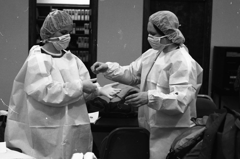 1981 Nursing Program, Sterile Attire 07