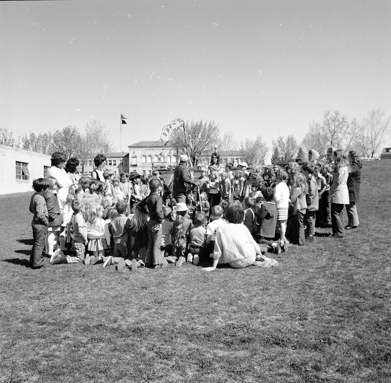 1972 Ackerman Elementary School, Tree Planting 04