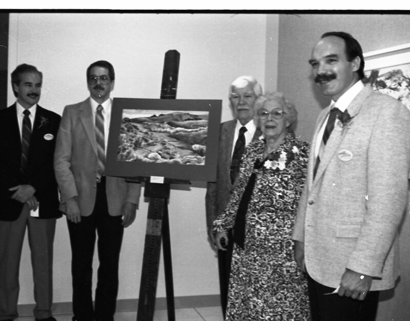 1990 George Nightingale Gallery Re-Dedication, Art Show, Group 02