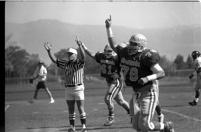 1990 Football Action, Oregon Tech at EOSC 03