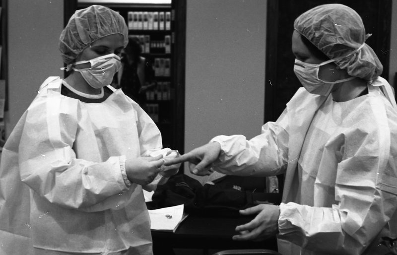 1981 Nursing Program, Sterile Attire 01