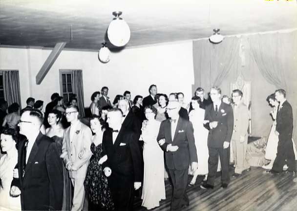 1954-55 Evensong Ball Procession 1