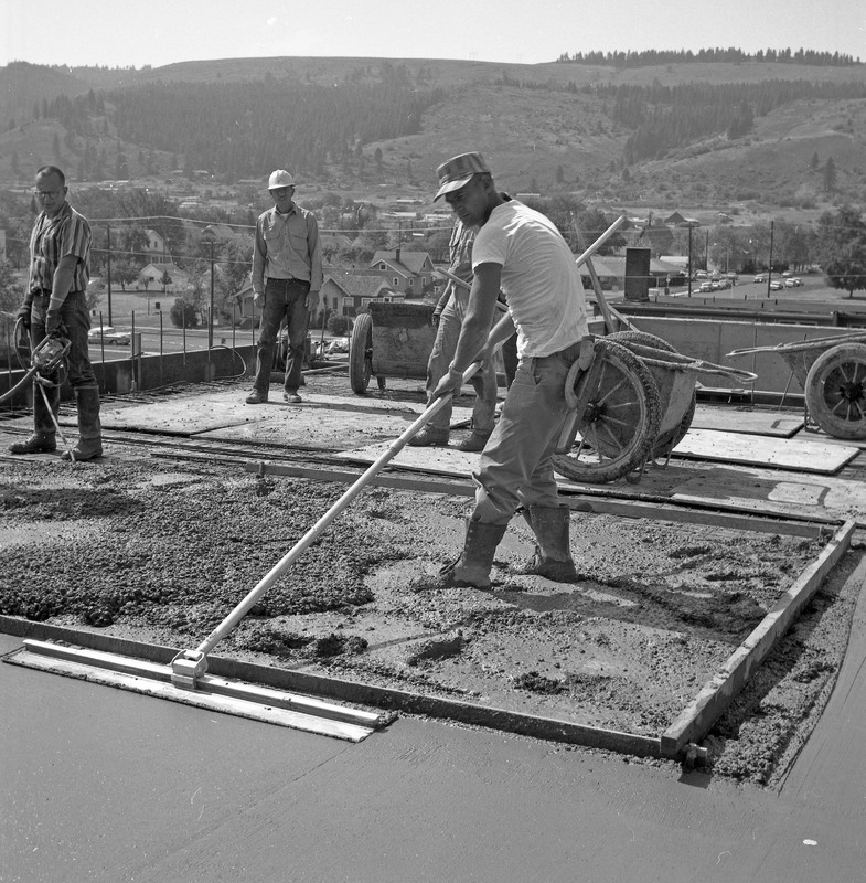 1971 Walter M. Pierce Library Remodel, Cement 16