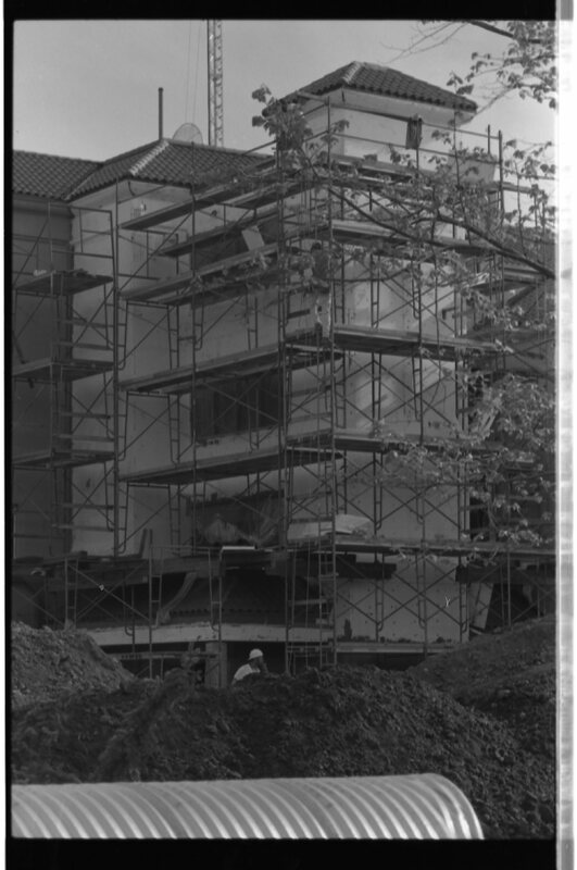 1989 Walter M. Pierce Library, Exterior Work 03