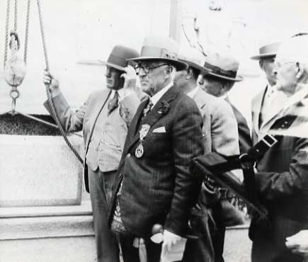1929 Laying Cornerstone 3