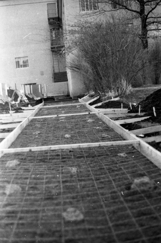 1980 Pierce Library Ramp Construction 04