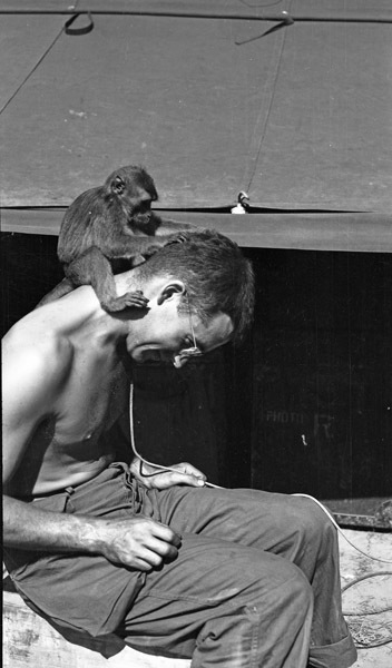 Fred Hill with "Jocko"
