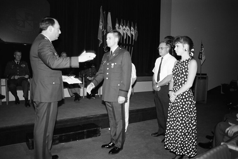 1991 ROTC Ceremony, Oath 08