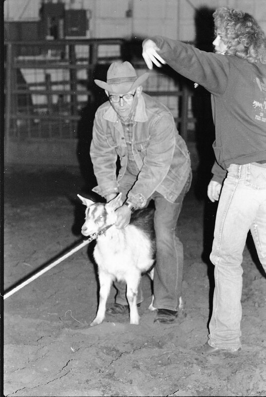 1991 Rodeo, Roping Practice 05