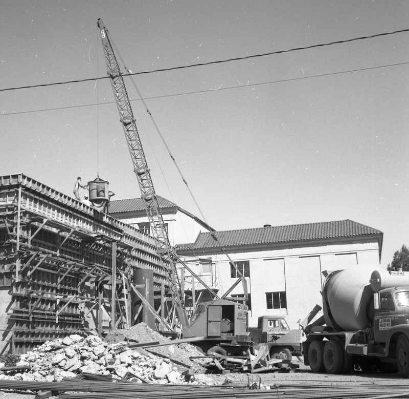 1971 Walter M. Pierce Library Remodel, Cement 02