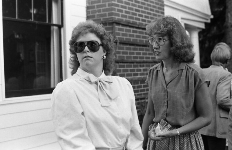 1984 School Begins, Faculty &amp; Staff Reception at President Gilbert's House 16