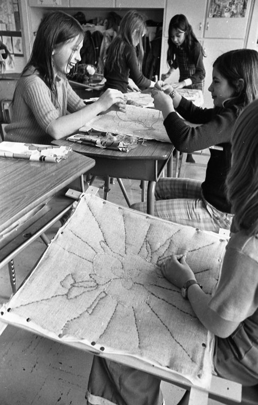 1974 Ackerman Elementary School, Sewing 01
