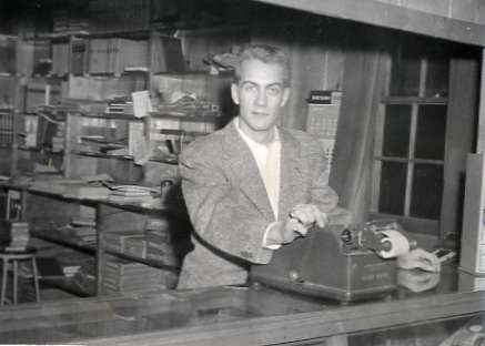 1954-55 Hoke Building Bookstore