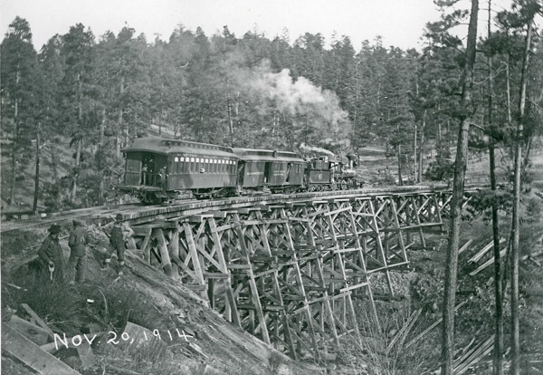 Train Crossing Trestle 1