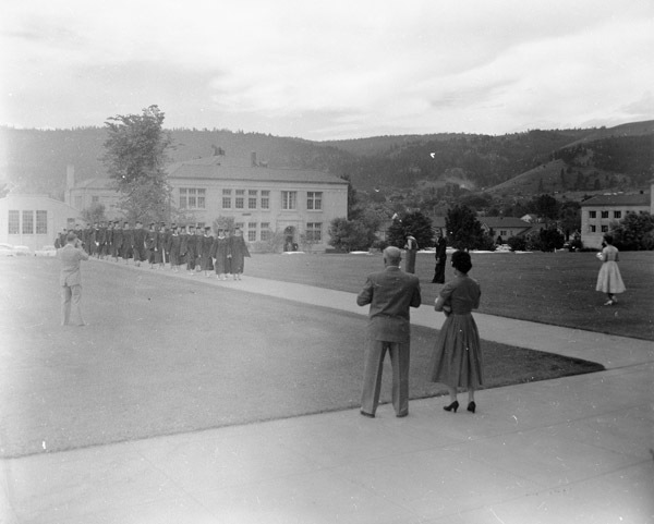 1957 Graduation Procession