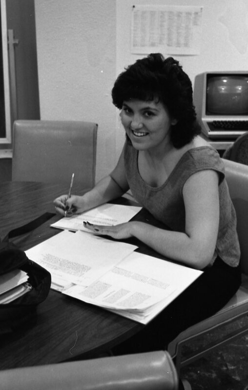 1985 April, Student Studying 03