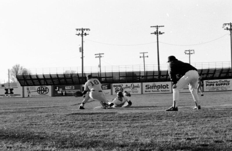 1987 Baseball Game in Caldwell, Idaho, Action 13