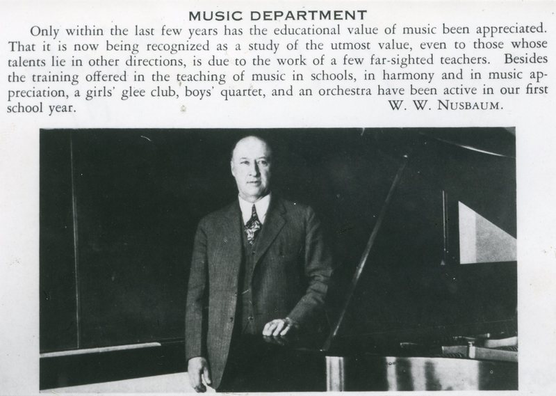 1929-30 Employee, W. W. Nusbaum