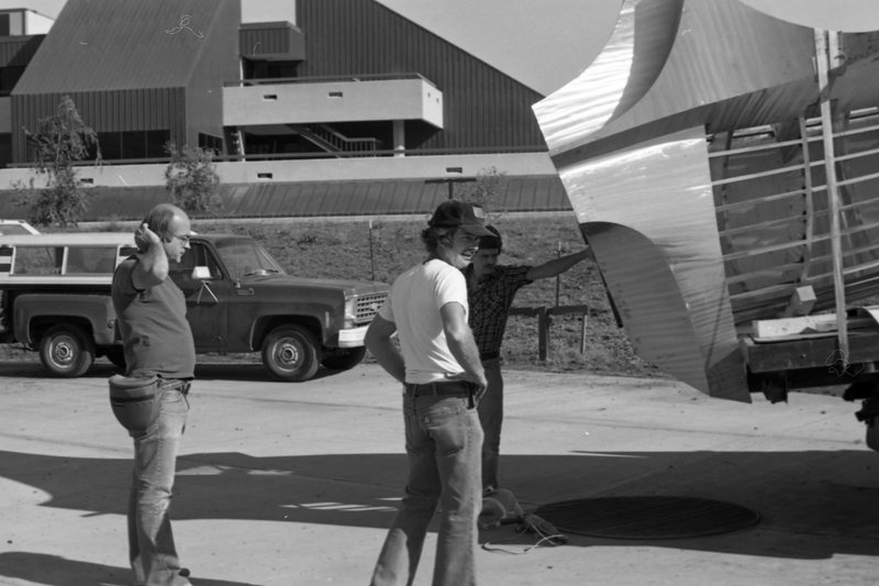 1981 Sculpture, Amphitheater Install 17