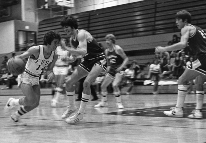 1978 Basketball Action, Western Oregon at EOSC 06