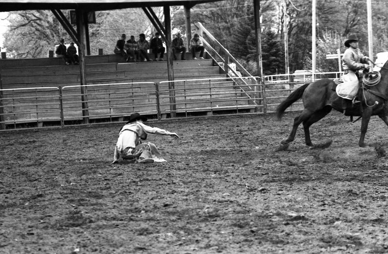 1986 Springfest, Rodeo Bronco Riding 07