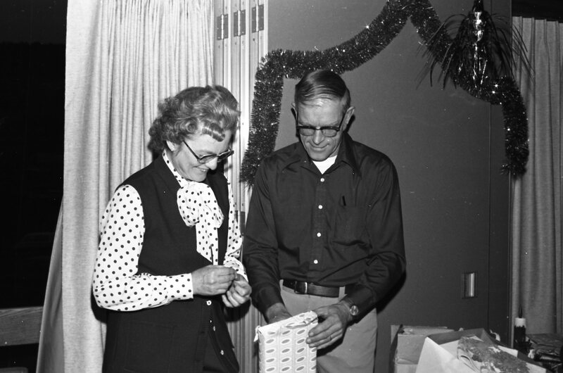 1977 Employees, Reception for Cleo Sorenson 07